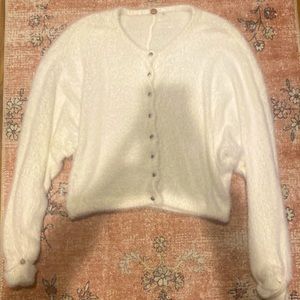 white long sleeve top/ size: small